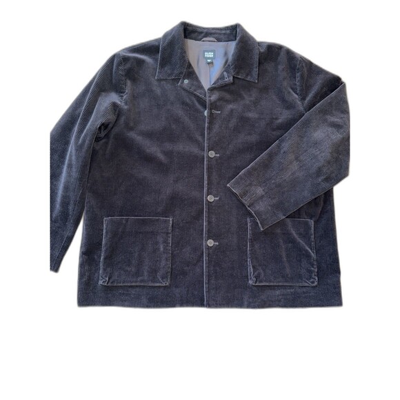 Eileen Fisher L Brown Wide Wale Corduroy Button Jacket Boxy Fit Rayon Lined Coat - Picture 5 of 10